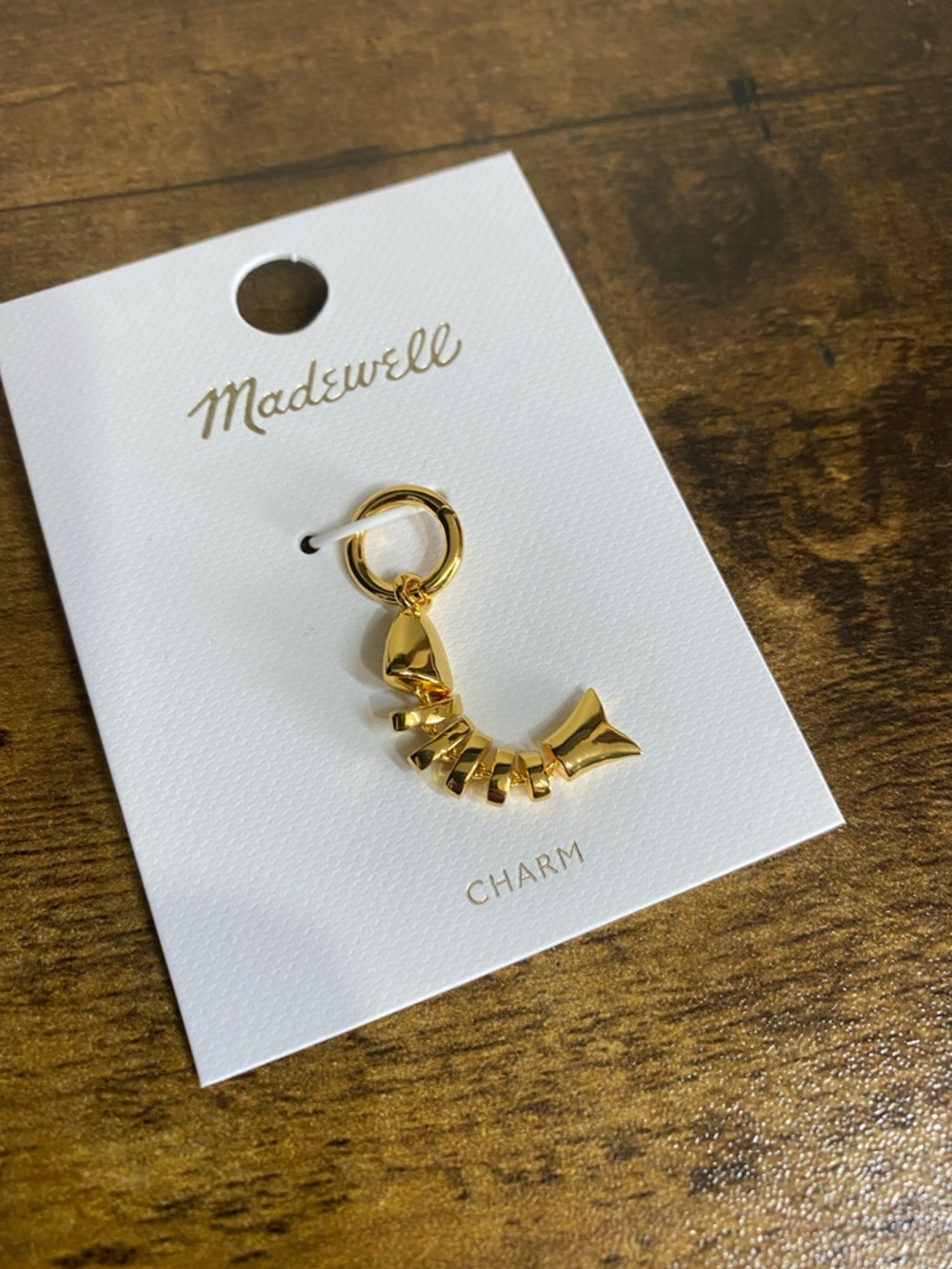 NWT MADEWELL Pierced Fish Charm - Picture 6 of 8